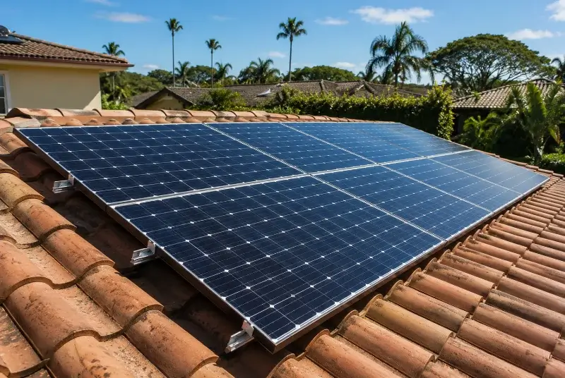 Installation de panneaux solaires à Mézériat